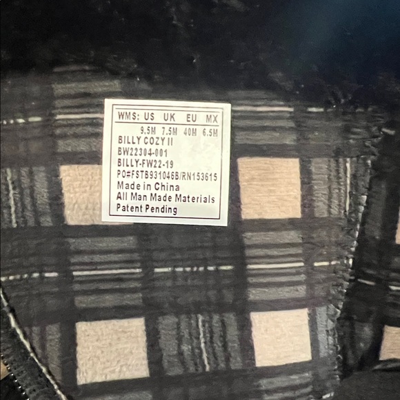 Billy Cozy ll Women's Black Fur-Lined Boots sz 9.5 - Picture 6 of 7